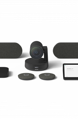 Logitech - Google Meet Large Room Solution with Rally Plus