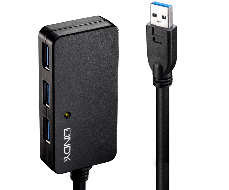 Diktatur Calibre indenlandske 10m USB 3.0 Active Extension Pro Hub - Krouli